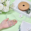 Polyester Heart Ribbon DIY-WH20048-086E-3