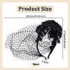 Polyester Acrylic Hair Bands PHAR-WH0020-07-2