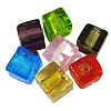 Handmade Silver Foil Glass Beads SLC006J-1