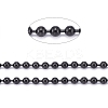 3.28 Feet 304 Stainless Steel Ball Chains X-CHS-F011-10A-B-1
