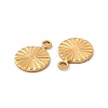 304 Stainless Steel Charms STAS-C071-02C-G-2
