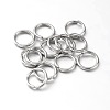 Eco-Friendly PVD Vacuum Plating & Long-Lasting Plated Brass Open Jump Rings LS-X-KK-E663-8mm-P-1