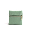 Square PU Leather Jewelry Gift Zipper Bags PW-WGB98FA-01-1