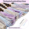 10 Skeins 6-Ply Polyester Embroidery Floss OCOR-CY0002-99A-2