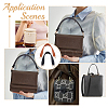 2Pcs 2 Colors PU Leather Bag Strap FIND-WR0009-28-6