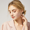 16Pcs 8 Style Ring & Rectangle & Twist Alloy & Brass Hoop Earrings Sets EJEW-FI0001-41-7