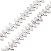 130Pcs 2 Strands Electroplate Glass Beads Strands EGLA-TA0013-56B-3