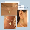 9Pcs 9 Styles Brass Micro Pave Cubic Zirconia Pendants KK-CJ0003-09-7