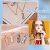 10Pcs 2 Styles Natural Paua Shell Pendants KK-WR0001-71-5