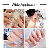 120Pcs 6 Colors Resin 3D Moon Cabochons MRMJ-TA0001-31-8