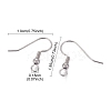 Tarnish Resistant 316 Surgical Stainless Steel Earring Hooks STAS-I090-03P-3
