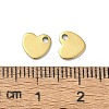 Ion Plating(IP) 201 Stainless Steel Charms STAS-H191-01A-G-3