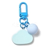 Cartoon Smiling Face Acrylic Pendant Keychain LS-KEYC-D017-01C-2