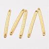 Tibetan Style Bar Links connectors TIBE-A14039-G-FF-1