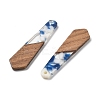 Resin and Walnut Pendants FIND-R051-06D-2