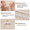 22.5 Yards Nylon Elastic Ribbons with Loops OCOR-BC0006-79-4