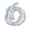 Ombre Effect Dyed Glass Beads Strands X-GLAA-C023-02A-3
