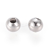 Non-Tarnish 304 Stainless Steel Round Seamed Beads A-STAS-R032-6mm-2