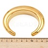 304 Stainless Steel Cuff Bangle for Women BJEW-K281-01G-5