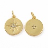Brass Micro Pave Cubic Zirconia Pendants KK-E068-VF046-1