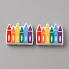 Crayon Food Grade Eco-Friendly Silicone Beads LS-SIL-WH0008-42-1
