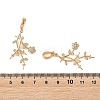 SHEGRACE Brass Micro Pave Cubic Zirconia Peg Bails XGRQ5S715-848-G-3