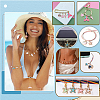 66Pcs 9 Styles Natural Shell & Zinc Alloy Enamel Pendants Kits FIND-GA0007-91-5