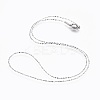 304 Stainless Steel Chain Necklaces NJEW-F248-06A-P-1