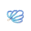 Glass Seed Beaded Shell Shapes Pendants PALLOY-MZ01174-01-4