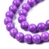 Drawbench Glass Beads Strands DGLA-S115-8mm-L05-3