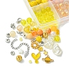 DIY Alloy Enamel & Glass & ABS Plastic Imitation Pearl Bracelets Jewelry Making Kits DIY-FS0007-52-3