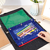 4Pcs 4 Colors Oxford Cloth with Alloy Pen Cases for 3-Ring Binder AJEW-CP0008-01-3