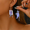 Acrylic Dangle Earrings FS-WG2F752-07-1