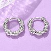 Brass Hoop Earrings EJEW-Q015-03P-02-1