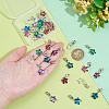 30Pcs 6 Colors Glass European Dangle Charms PALLOY-PH01826-3
