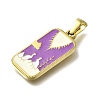304 Stainless Steel Enamel Pendants STAS-B087-06G-02-2