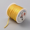 23M Round Polyester Satin Rattail Cord OCOR-WH0071-81F-2