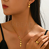 Stainless Steel Star Earrings & Necklaces & Rings Sets for Women IZ1573-2