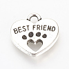 Tibetan Style Alloy Charms LS-X-TIBEP-Q061-44AS-LF-1