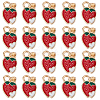 80Pcs Alloy Enamel Charms ENAM-SC0007-13-1