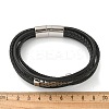 Braided Microfiber Leather Multi-strand Bracelets BJEW-Q010-06A-5