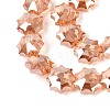 Electroplate Transparent Glass Beads EGLA-H112-04HP-03-3