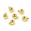 Brass Crimp Beads KK-Z030-16A-G-2