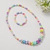 Plastic Beaded Necklaces & Beaded Bracelets WG32877-14-1