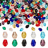 250Pcs 10 Colors Transparent Glass Beads Sets GLAA-HY0001-16-1
