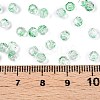 Baking Paint Electroplate Transparent Glass Seed Beads SEED-N006-07D-4