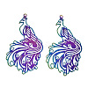 Ion Plating(IP) 201 Stainless Steel Filigree Big Pendants STAS-S118-015-1