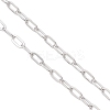 2.5MM 304 Stainless Steel Paperclip Chain Slider Necklace Making AJEW-JB01408-3
