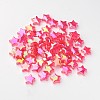 Eco-Friendly Transparent Acrylic Beads X-PL556-7-2