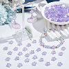 300Pcs Eco-Friendly Transparent Acrylic Beads OACR-SC0001-68C-4